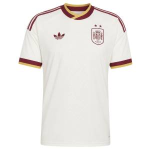 Camiseta de visitante con dos estrellas de España