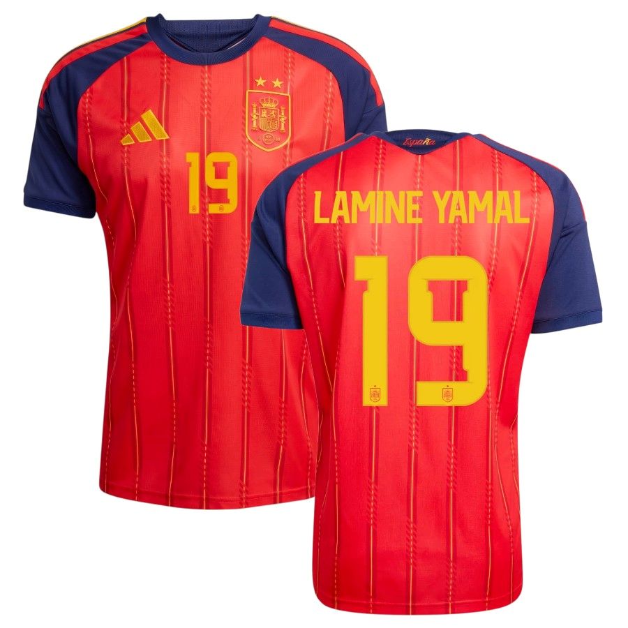 Maglia Home Donna Lamine Yamal Due Stelle Spagna 2026-2027