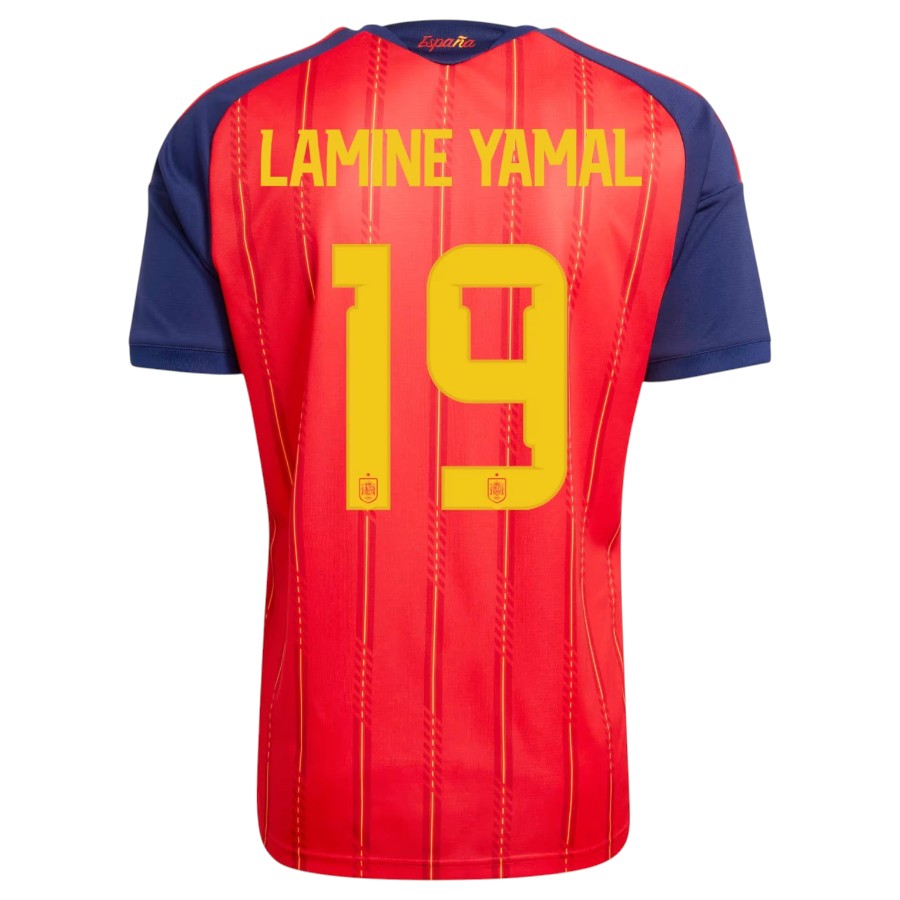 Spanje 2026-2027 Lamine Yamal Twee-Ster Kinder Thuistenue