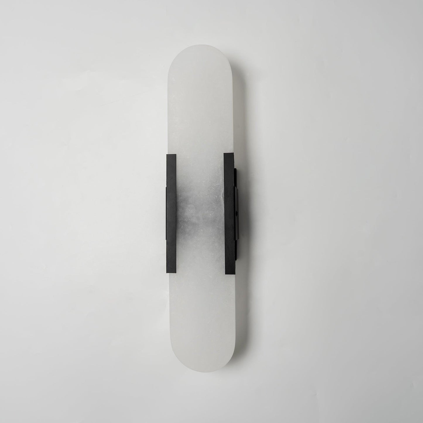 Modern Alabaster Elongated Marble LED Wall Sconce 2-Light