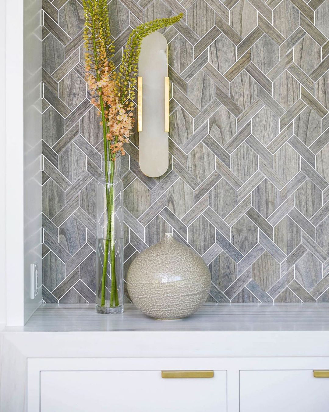 Modern Alabaster Elongated Marble LED Wall Sconce 2-Light