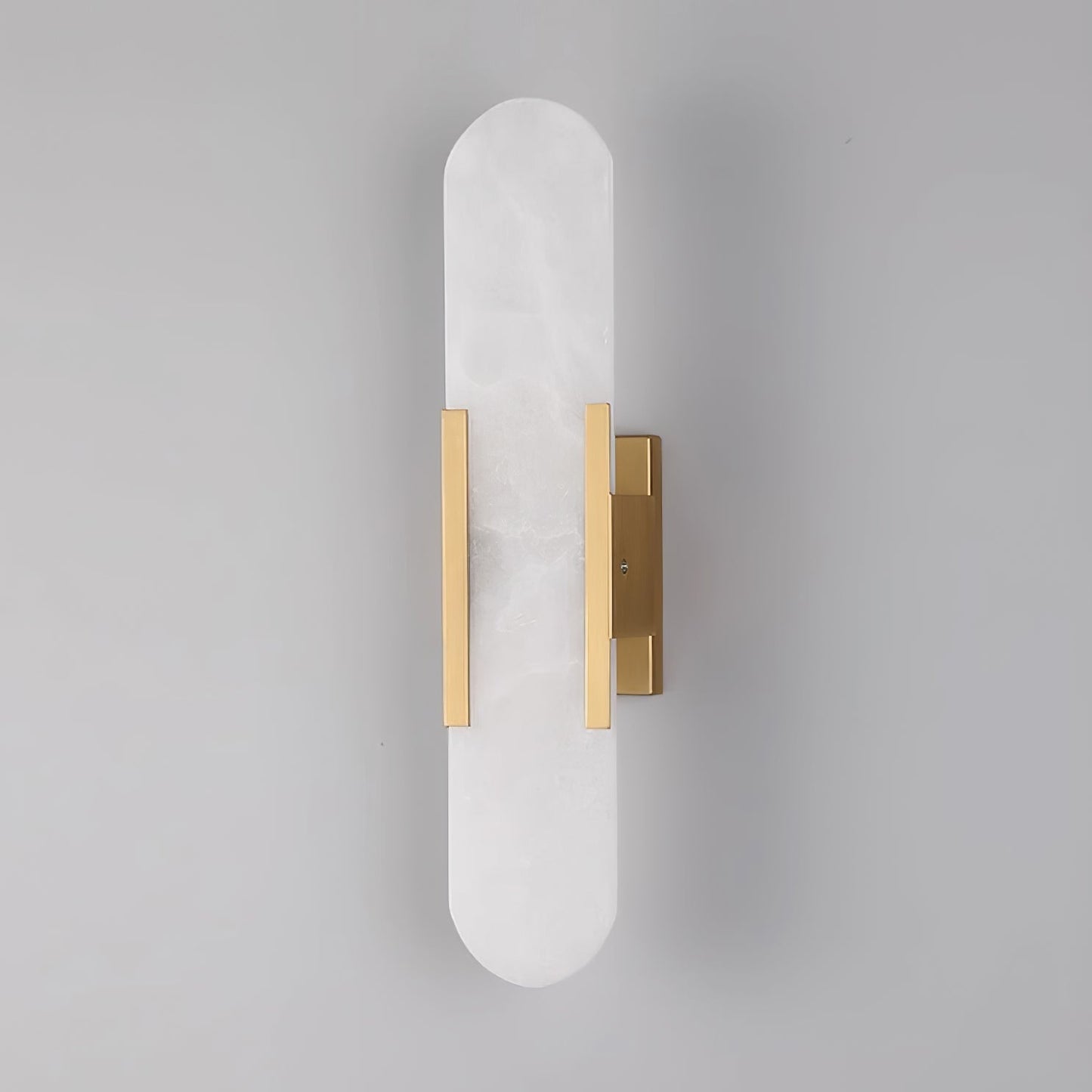 Modern Alabaster Elongated Marble LED Wall Sconce 2-Light