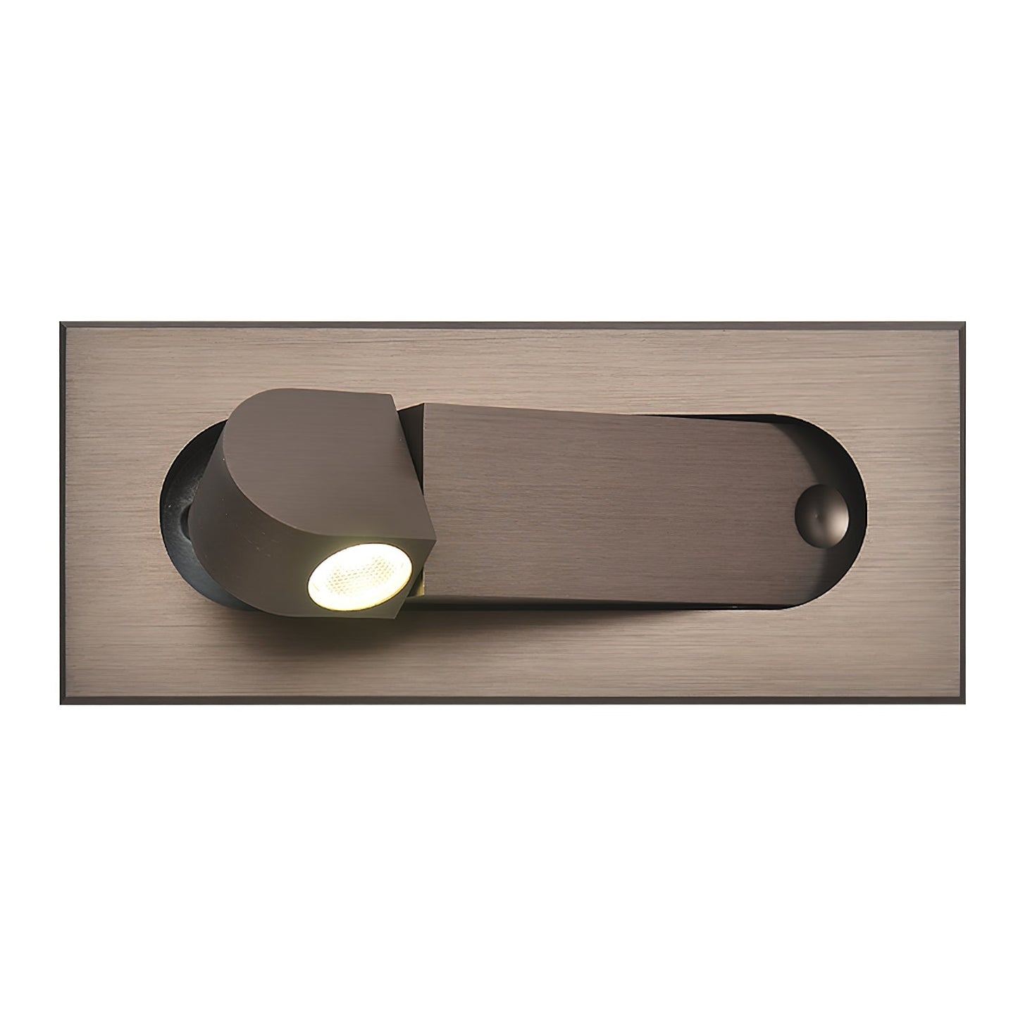 Modern Recessed Rectangular Adjustable LED Wall Sconce 1-Light