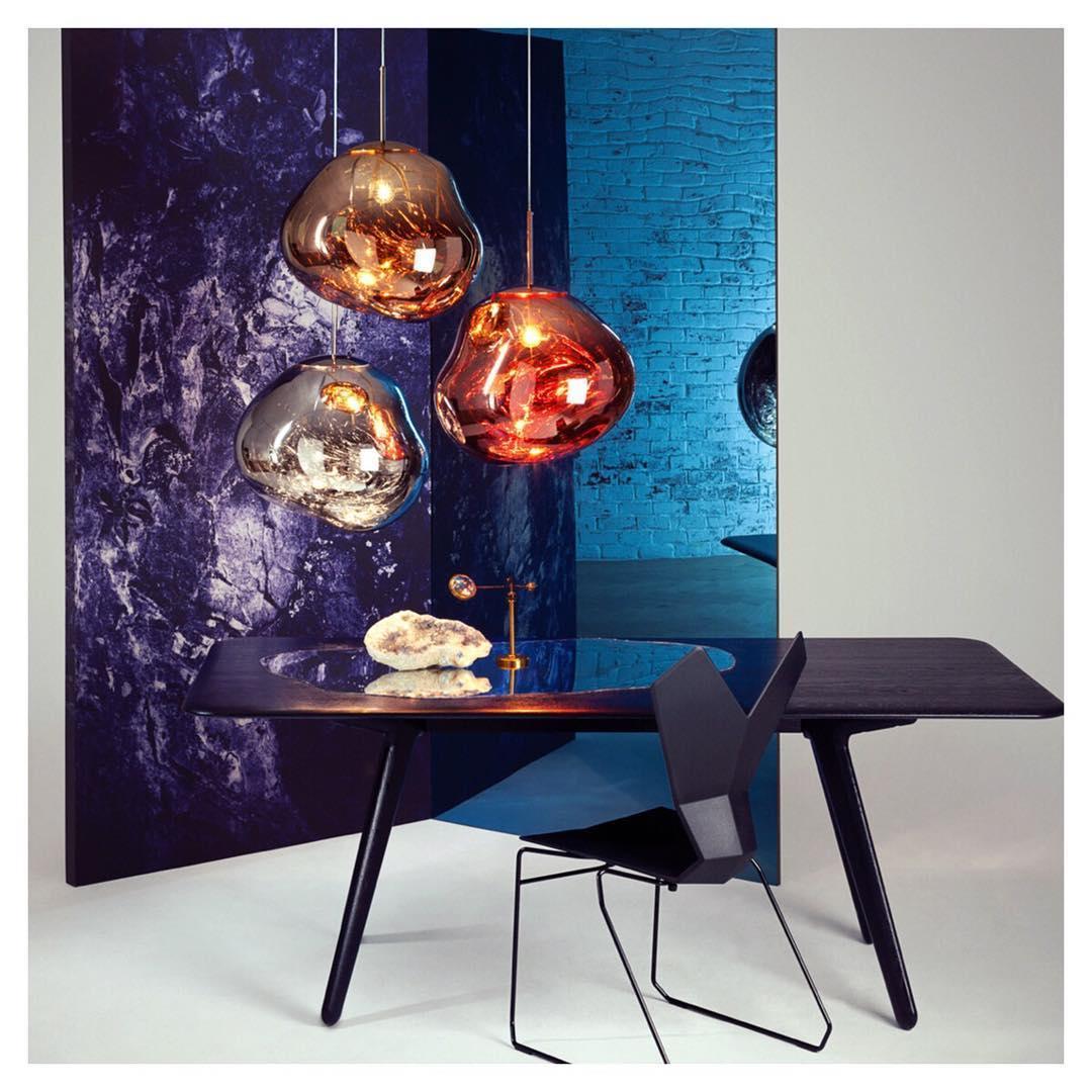Modern Lava Glass Dome Pendant Light 1-Light