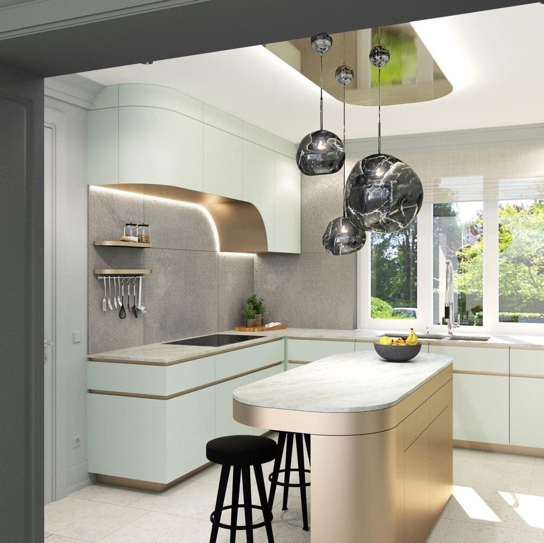 Modern Lava Glass Dome Pendant Light 1-Light