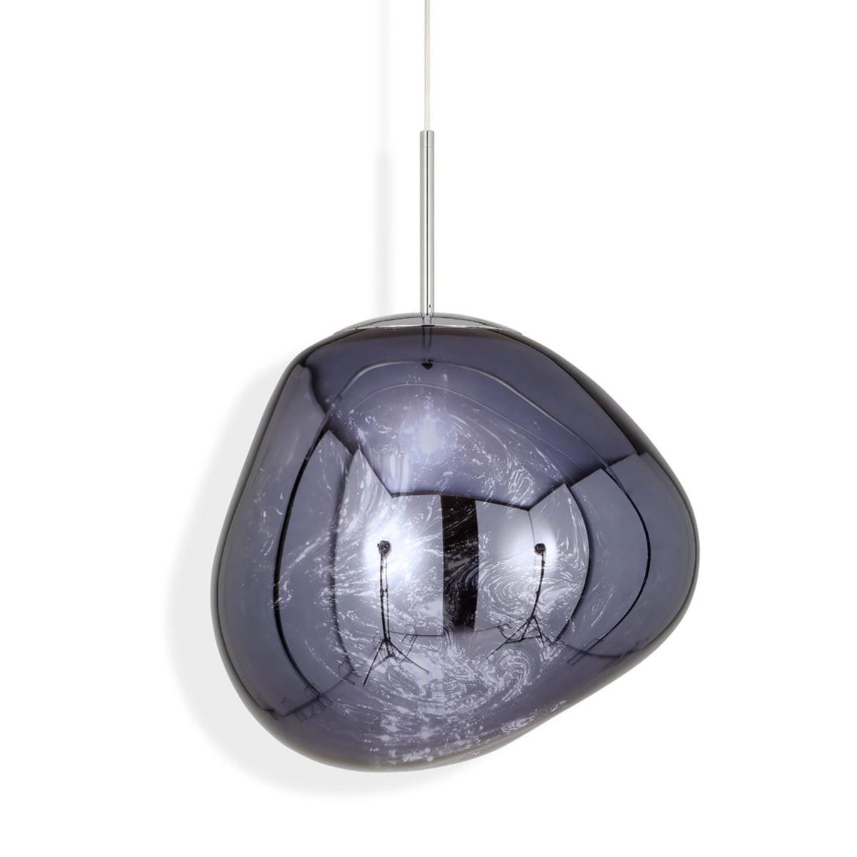 Modern Lava Glass Dome Pendant Light 1-Light