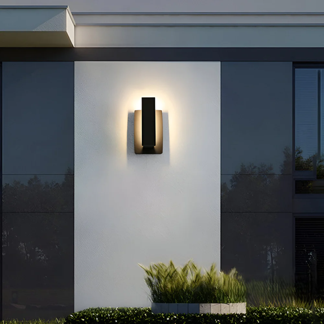 Modern Outdoor Wall Lamp – Waterproof Aluminum LED Exterior Wall Light for Garden and Terrace