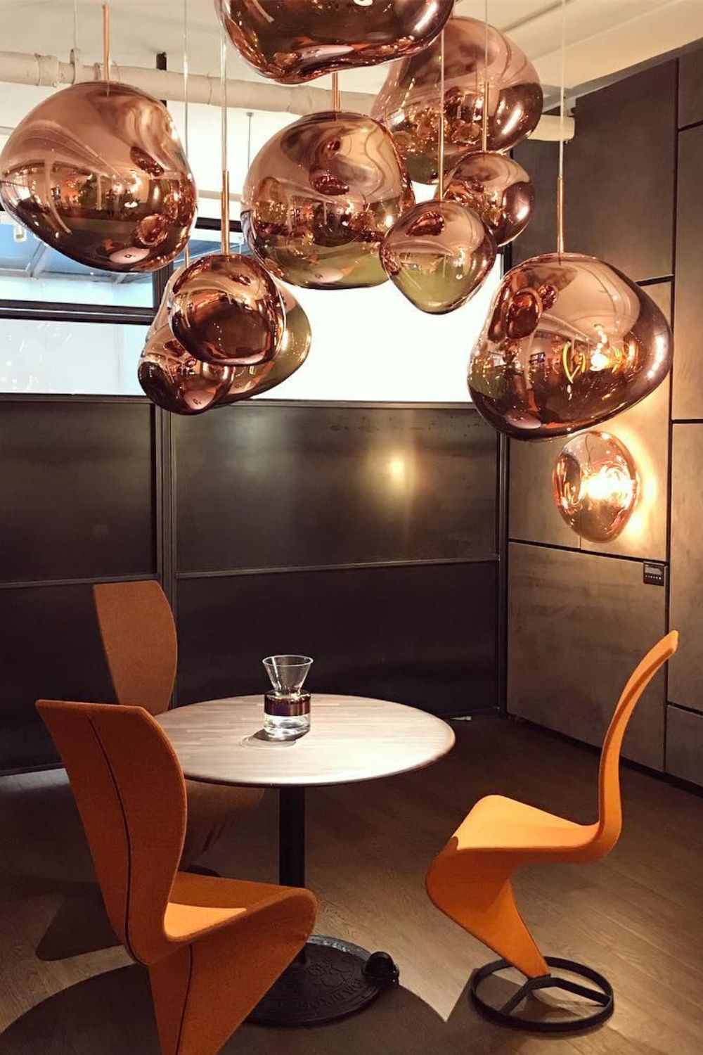 Modern Lava Glass Dome Pendant Light 1-Light
