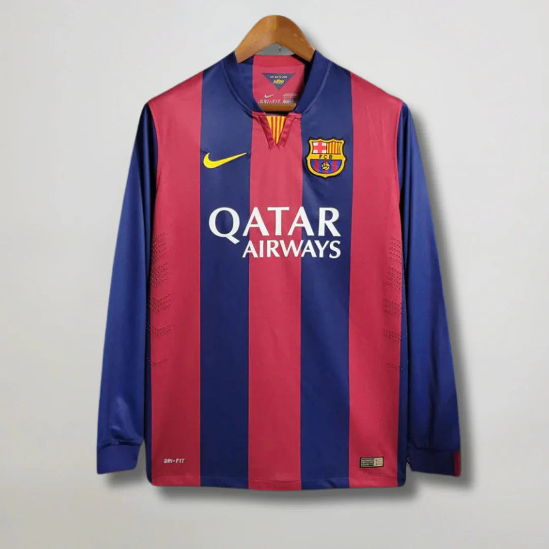 Neymar Barcelona Home Long Sleeve Sleeve 2014/15 Jersey