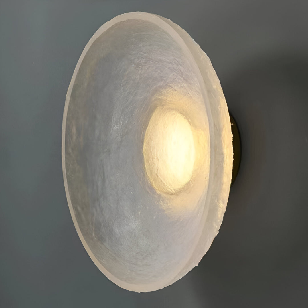 Applique da parete moderna minimalista rotonda in resina LED 1 luce