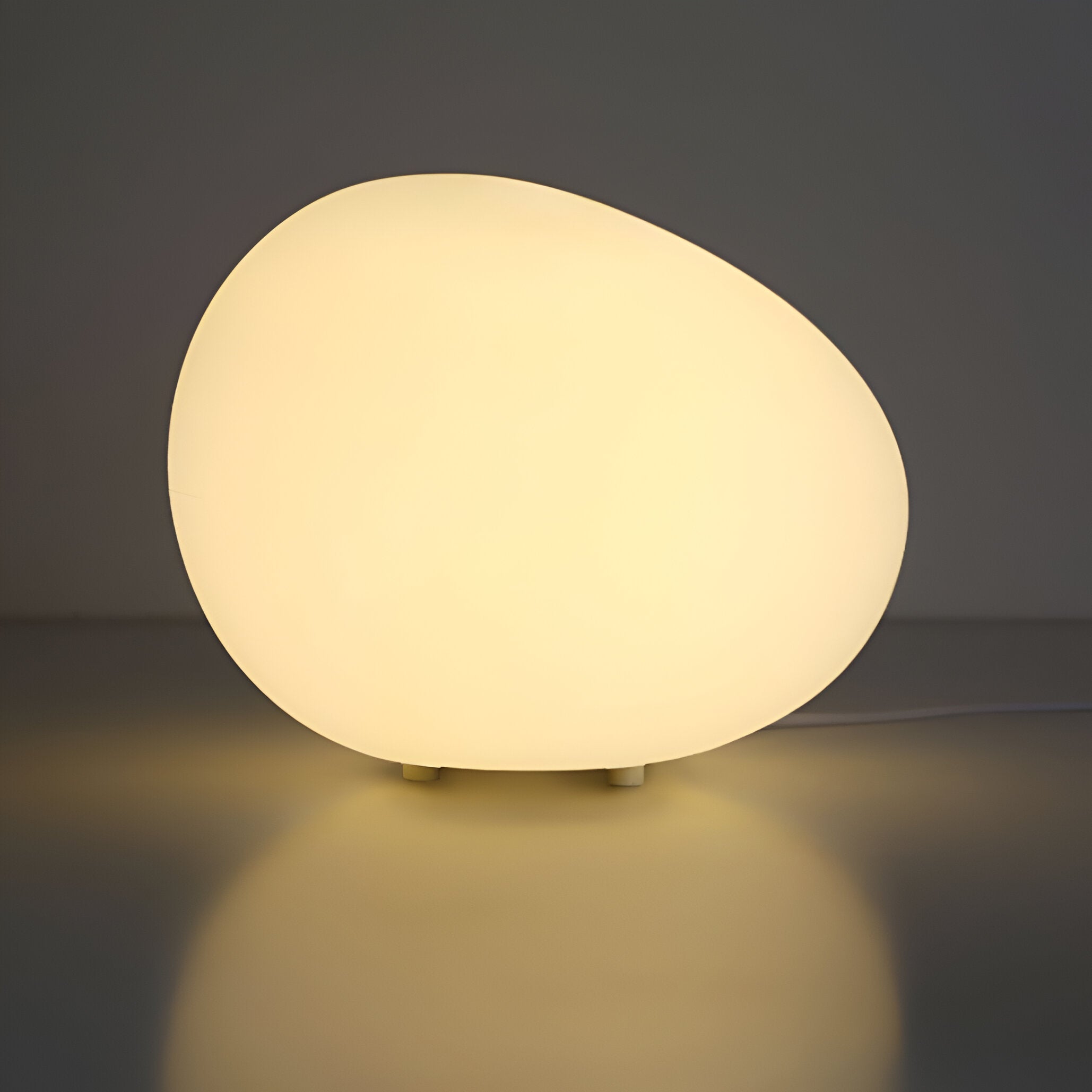 Nordic Stone-Shaped LED Table Lamp 1-Light