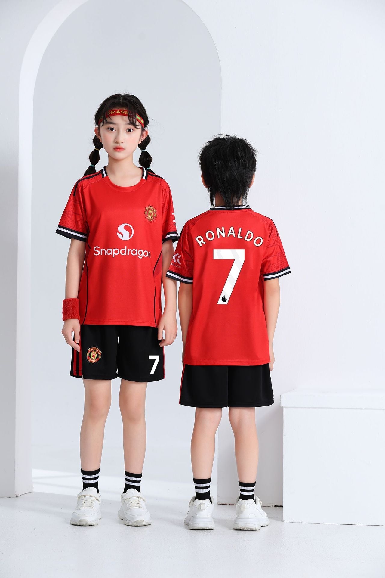 Kinder voetbalshirt en short set Manchester United - Cristiano Ronaldo