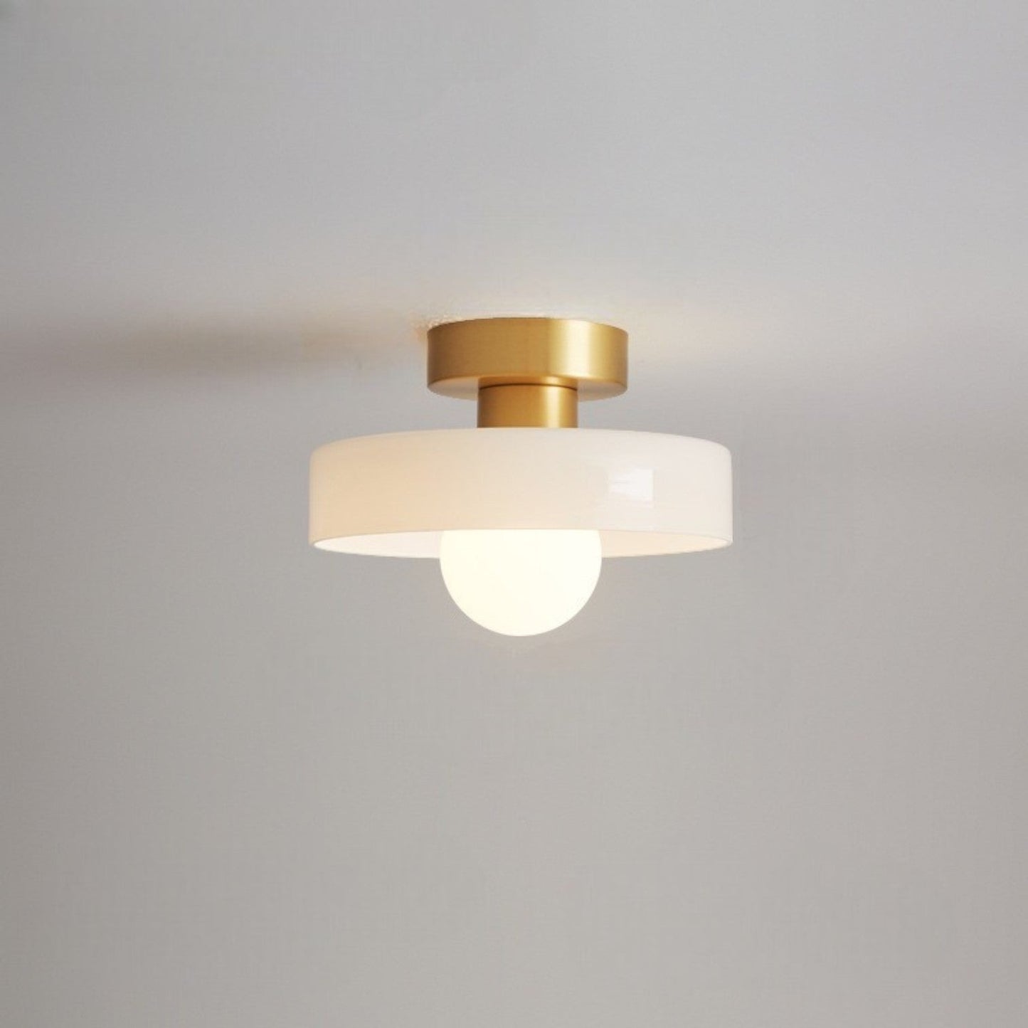 Bauhaus Glass LED Ceiling Light 1-Light