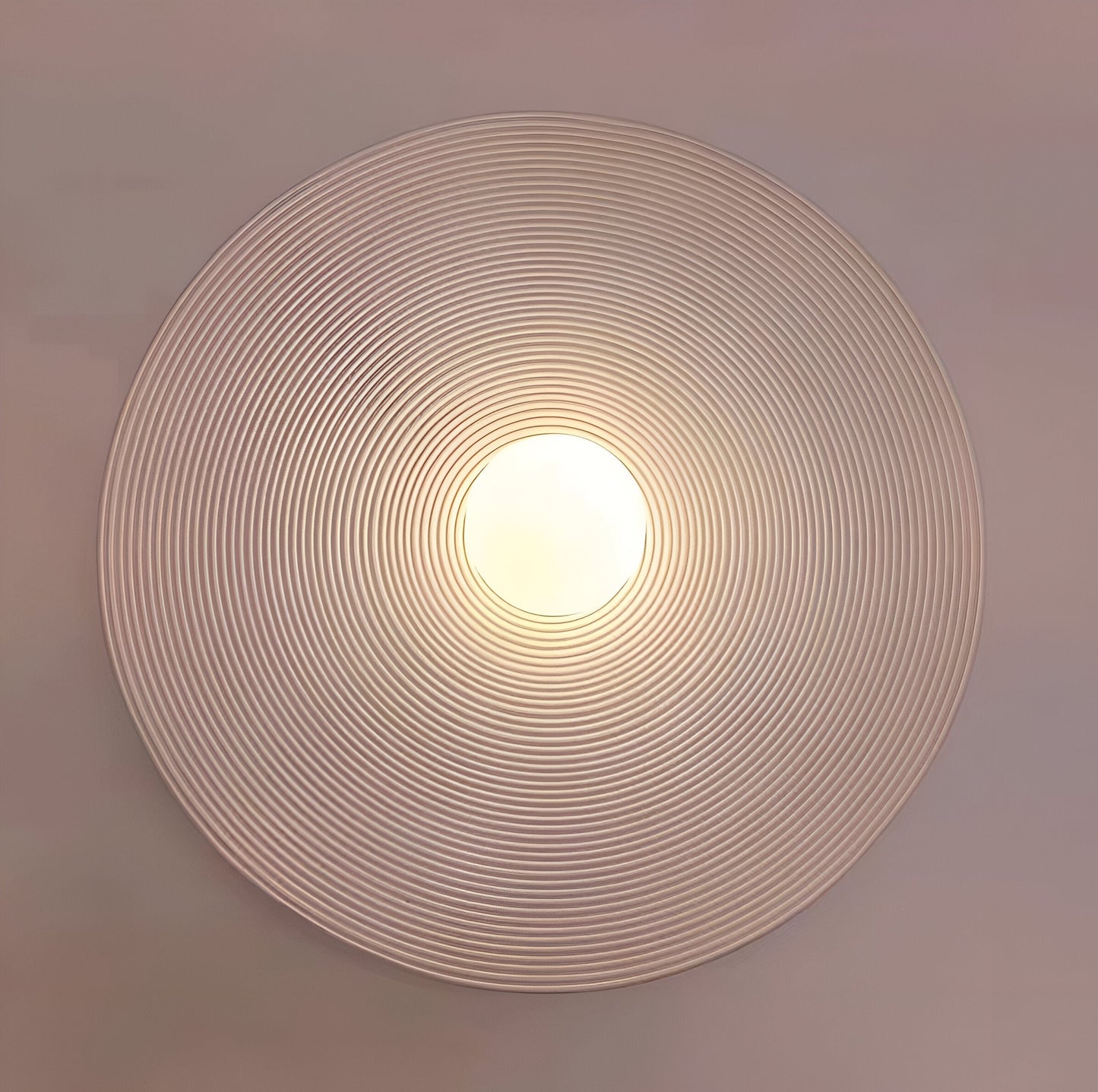 Retro Resin Ceramic-style Round Wall Sconce LED 1-light