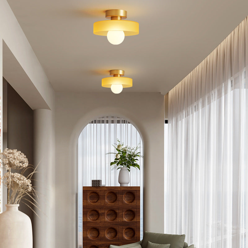 Bauhaus Glass LED Ceiling Light 1-Light