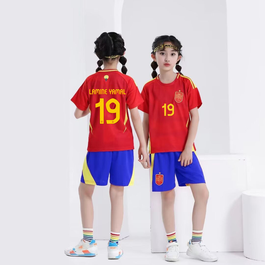 Kinder voetbalshirt en short set Spanje – Yamal
