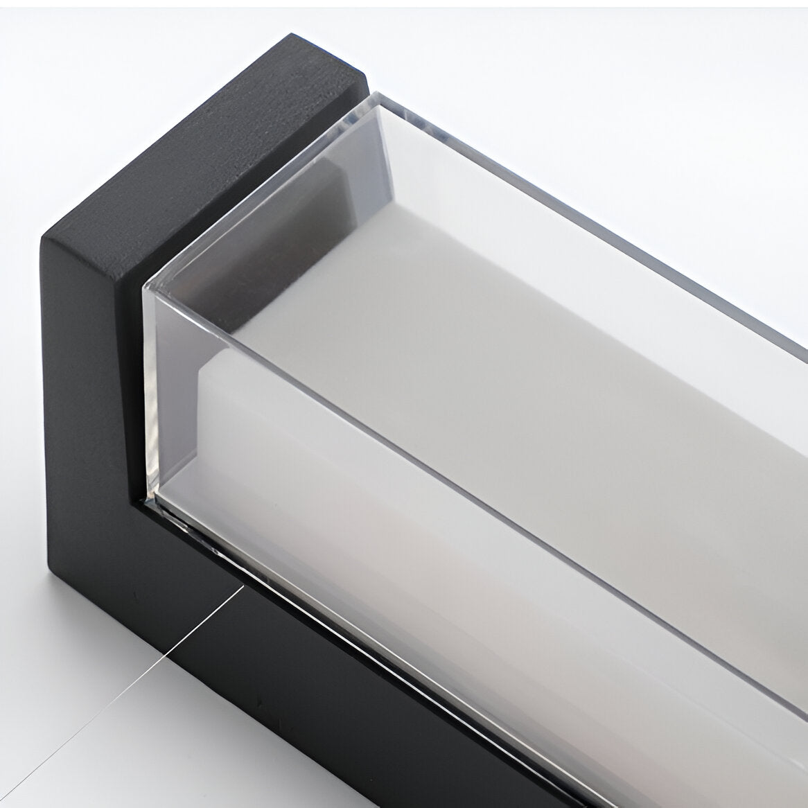 Lampada da parete nordica minimalista rettangolare in acrilico LED up-down