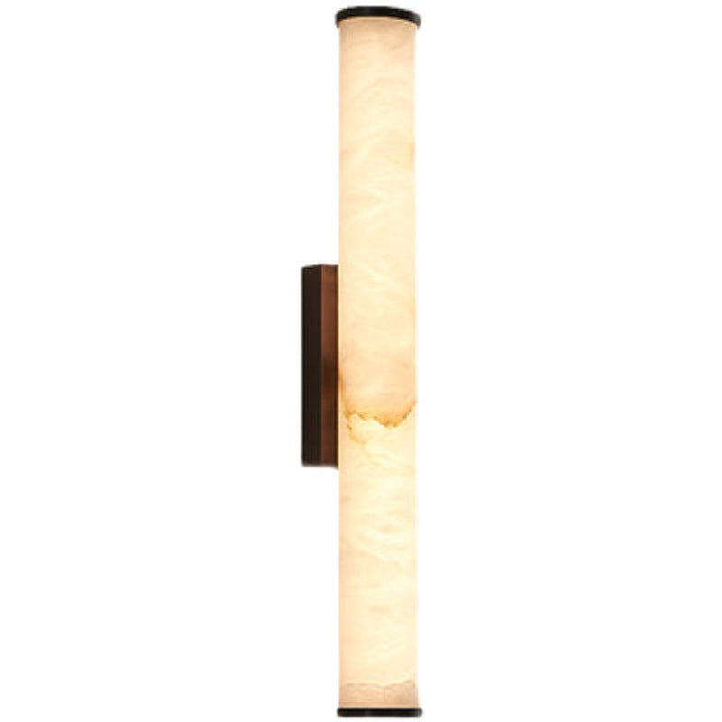 Modern Minimalist Spanish Marble Copper Wall Sconce LED 1-Light