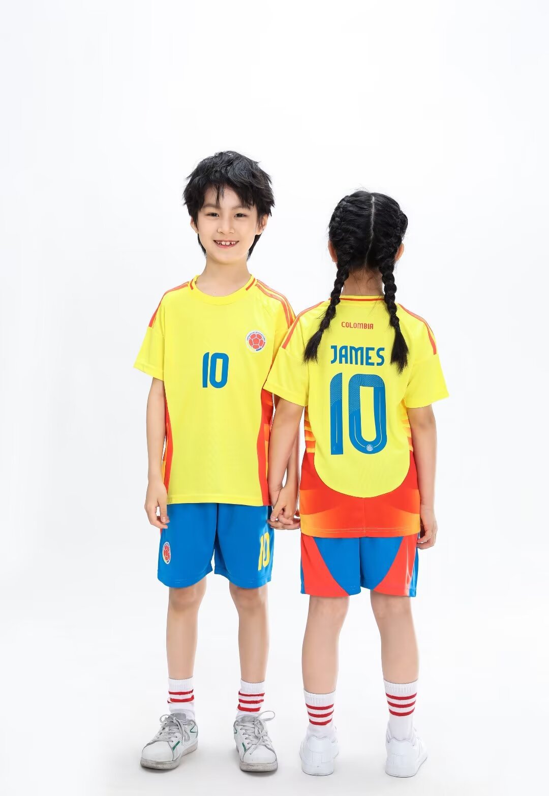 Set maglia e pantaloncini da calcio per bambini Colombia - James Rodríguez