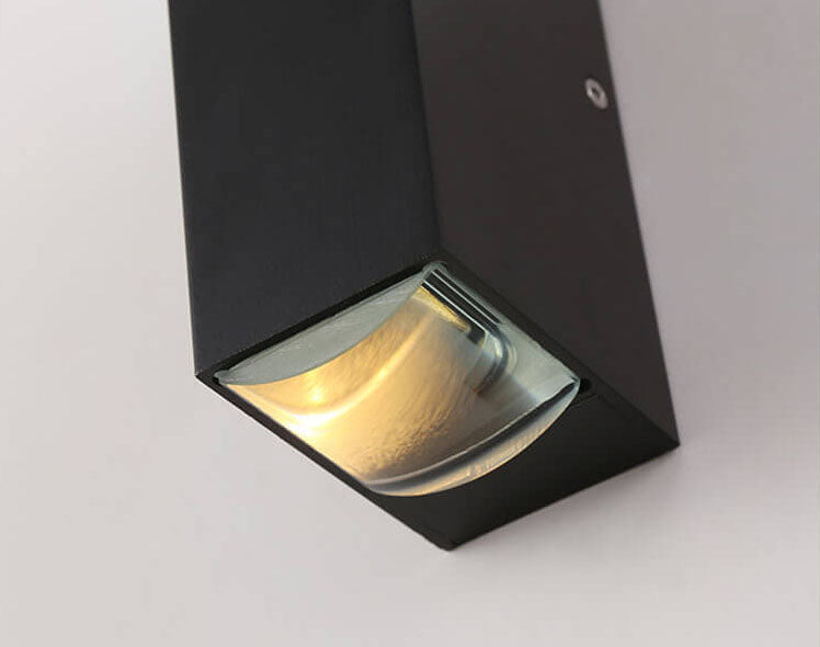 Applique da parete rettangolare moderna LED per esterni IP65 1 luce