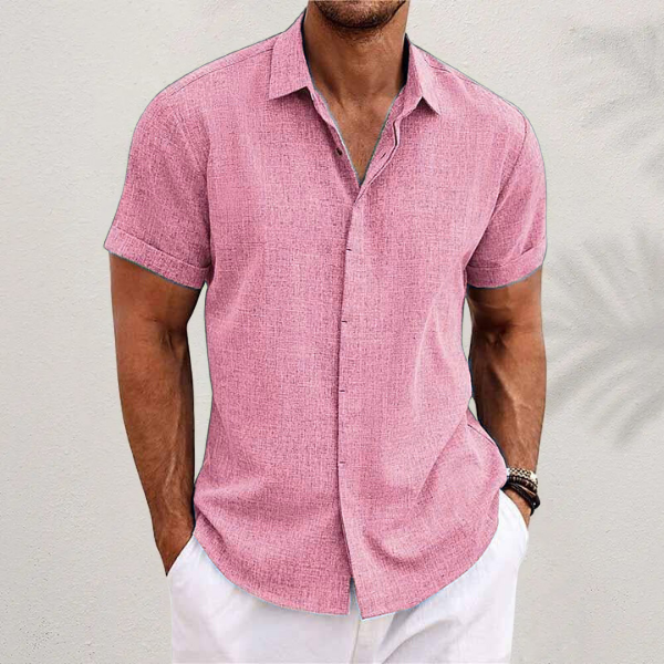 Oliver | Camicia a maniche corte in cotone e lino