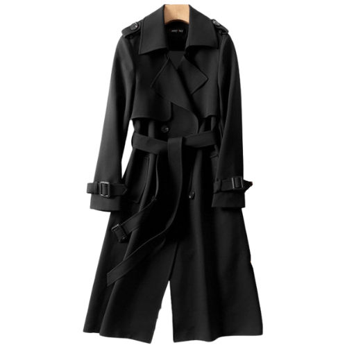 Vintage Trendy Trench Coat for Women Timeless Edge with Elegant Appeal