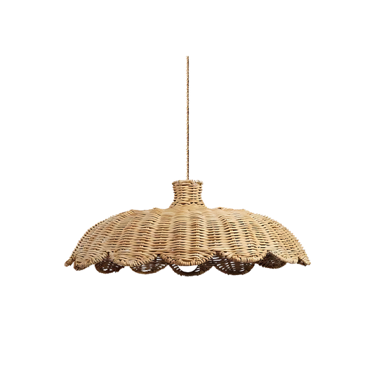 Bohemian Rattan Pendant Ceiling Light LED 1-Light