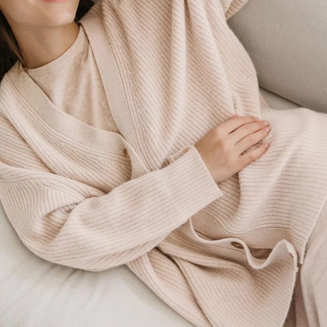 Puili | Oversized Cashmere Cardigan