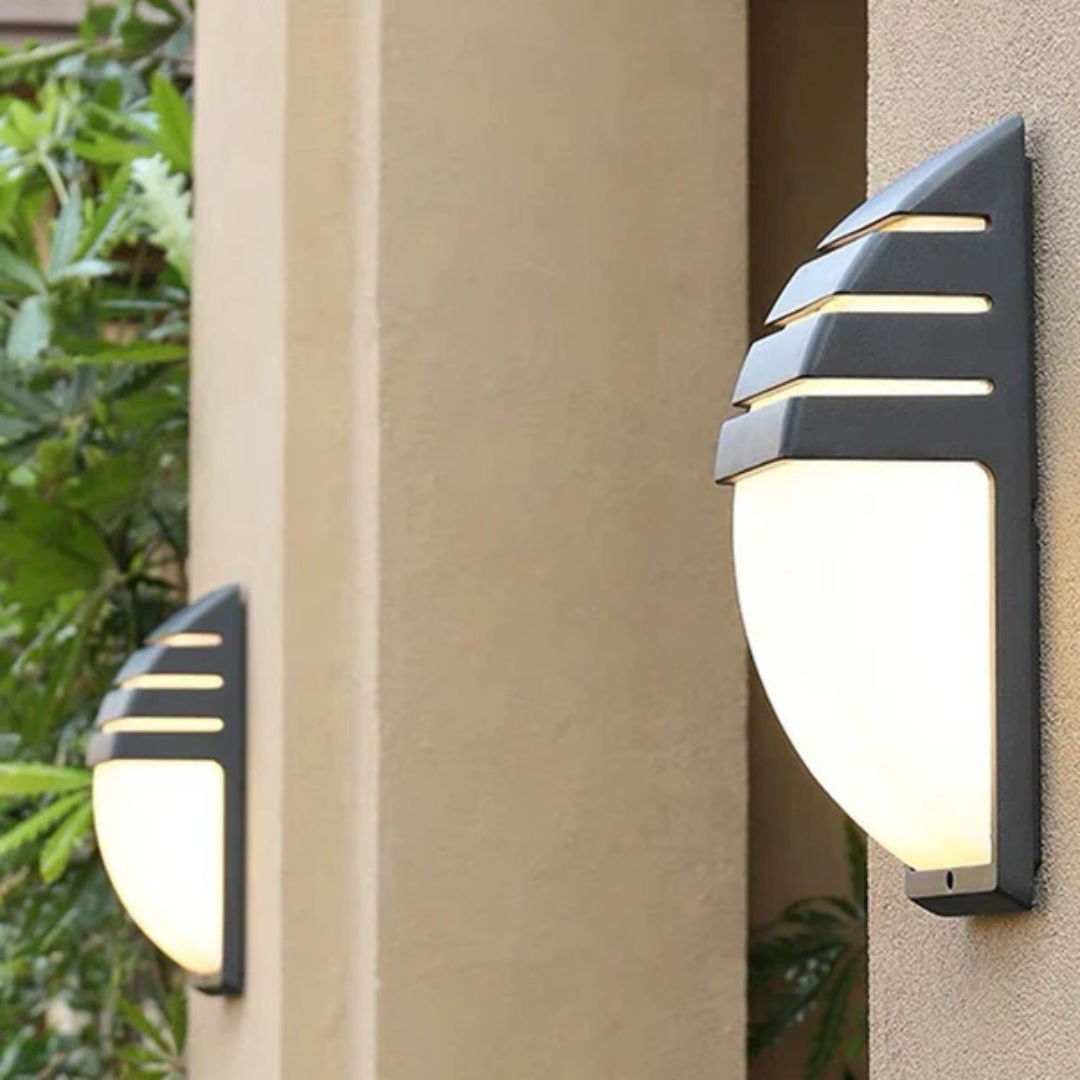Lampada da parete esterna con sensore di movimento – Lanterna da parete esterna impermeabile con LED per giardino e patio