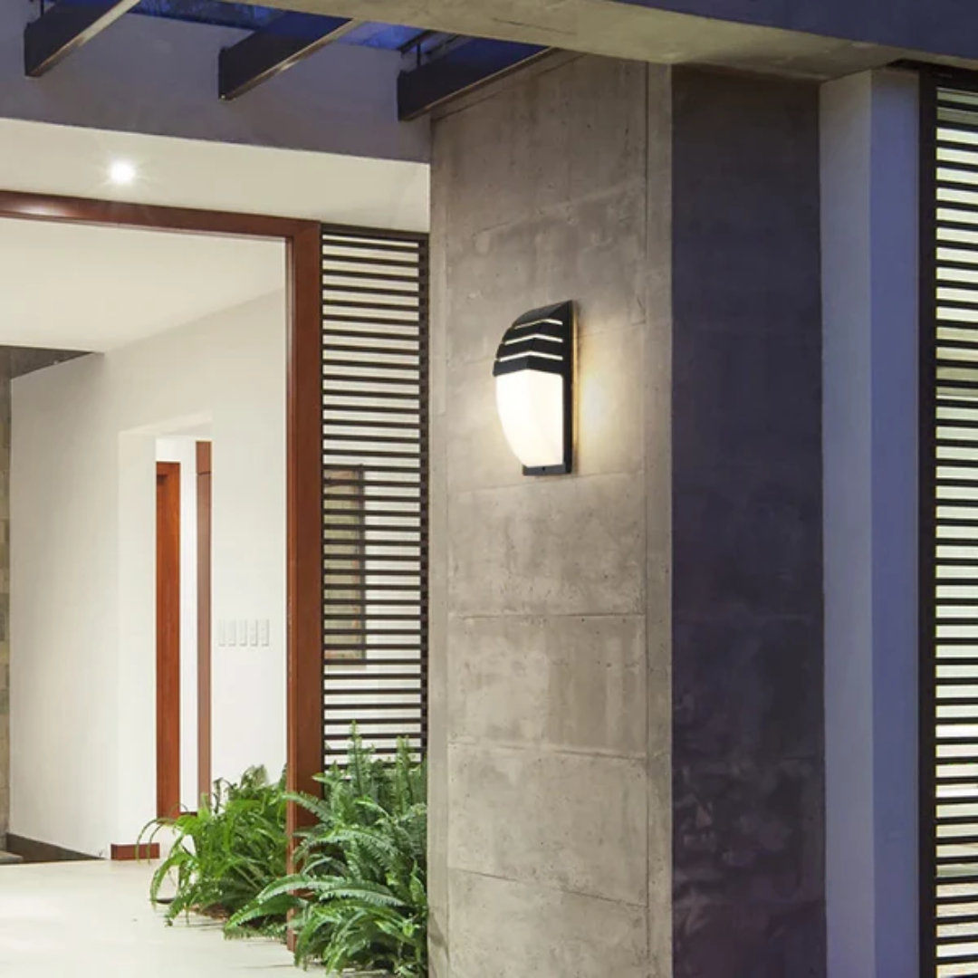 Lampada da parete esterna con sensore di movimento – Lanterna da parete esterna impermeabile con LED per giardino e patio