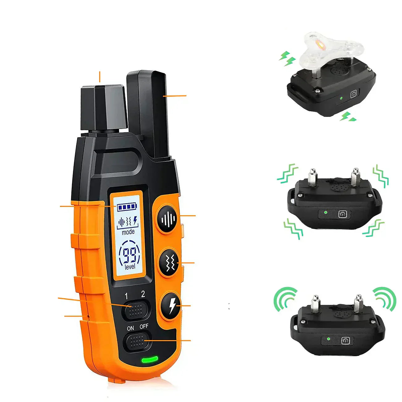 Collare per addestramento cani a 1000m NovaPace, impermeabile