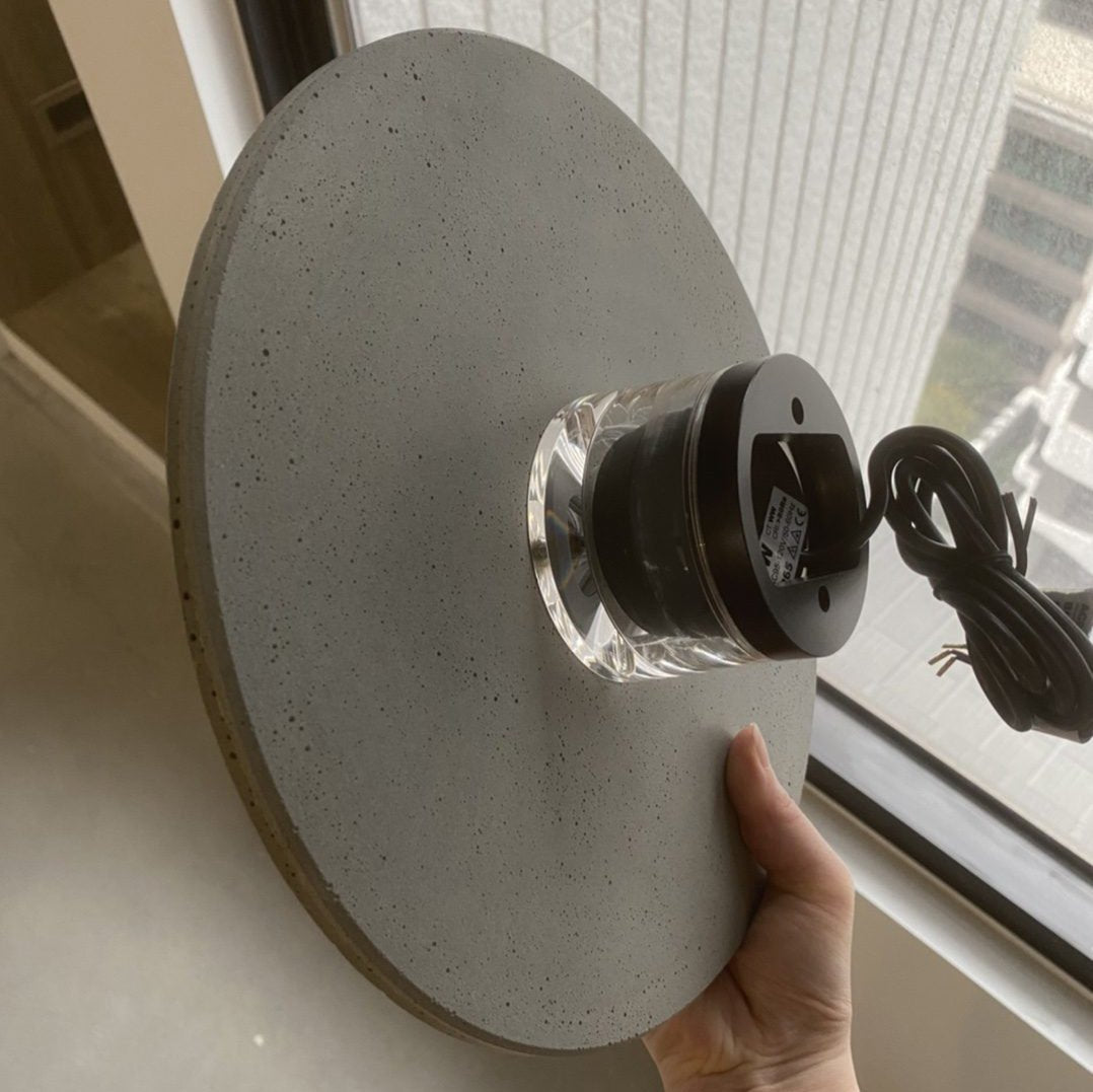 Applique da parete moderna rotonda in terrazzo LED 1 luce