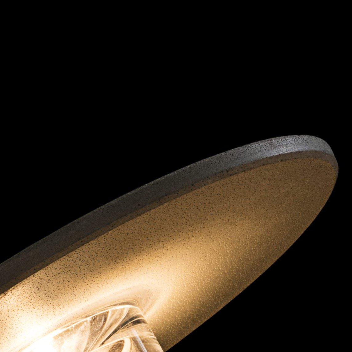 Applique da parete moderna rotonda in terrazzo LED 1 luce