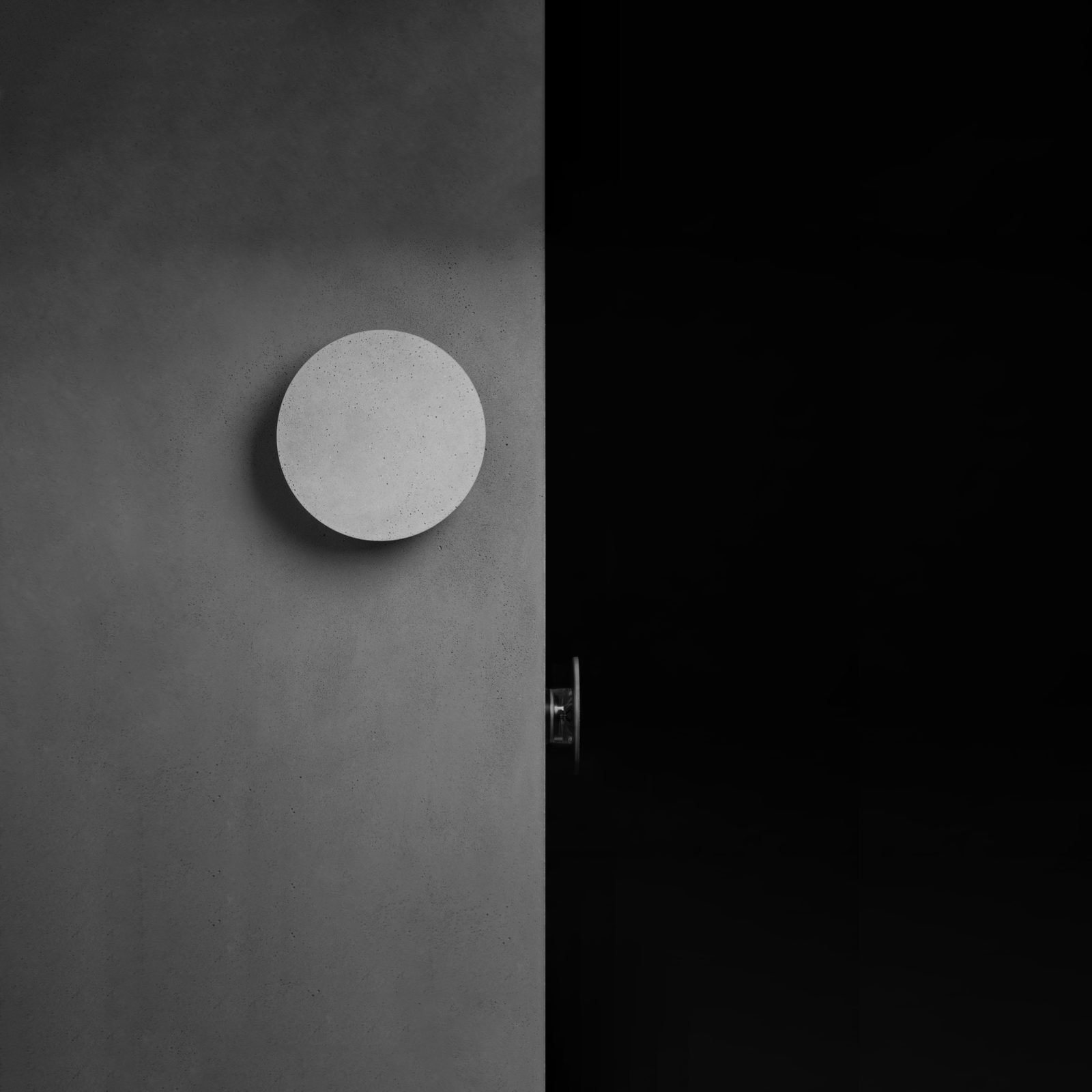 Applique da parete moderna rotonda in terrazzo LED 1 luce
