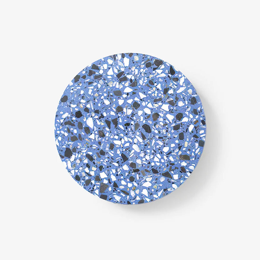 Applique da parete moderna rotonda in terrazzo LED 1 luce