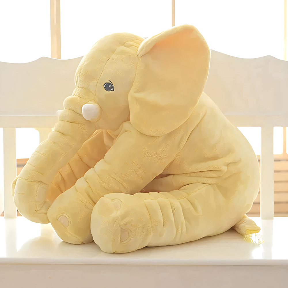 Plush Elephant Infant Pillow Snuggle Comfort Nursery Gift