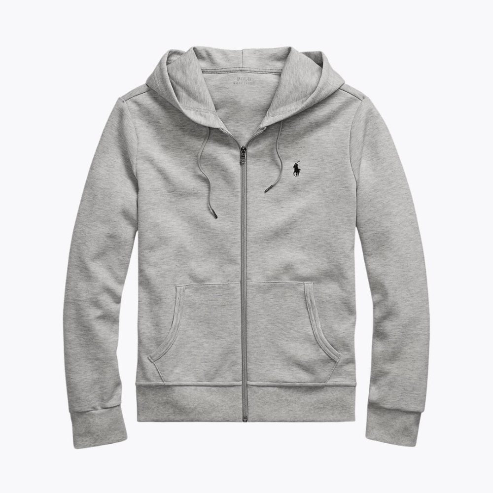 Ralph Lauren Double-Knit Full-Zip Hoodie