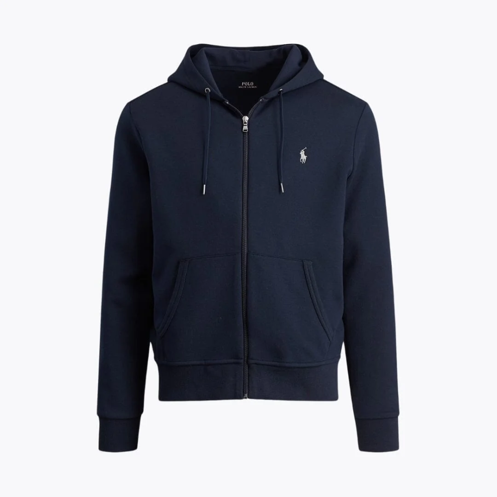Ralph Lauren Double-Knit Full-Zip Hoodie