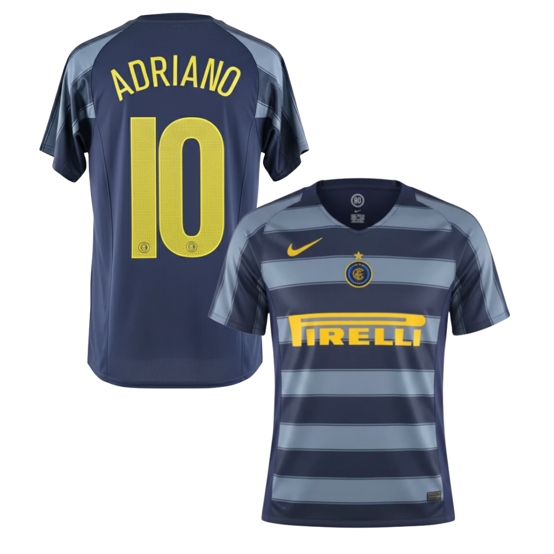 Maglia Storica Trasferta Inter 2004/2005 + Adriano 10