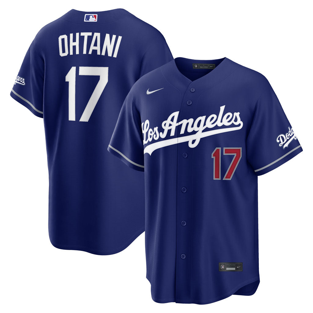 Maglia Nike Alternate Stadium MLB Los Angeles Dodgers Shohei Ohtani - Blu