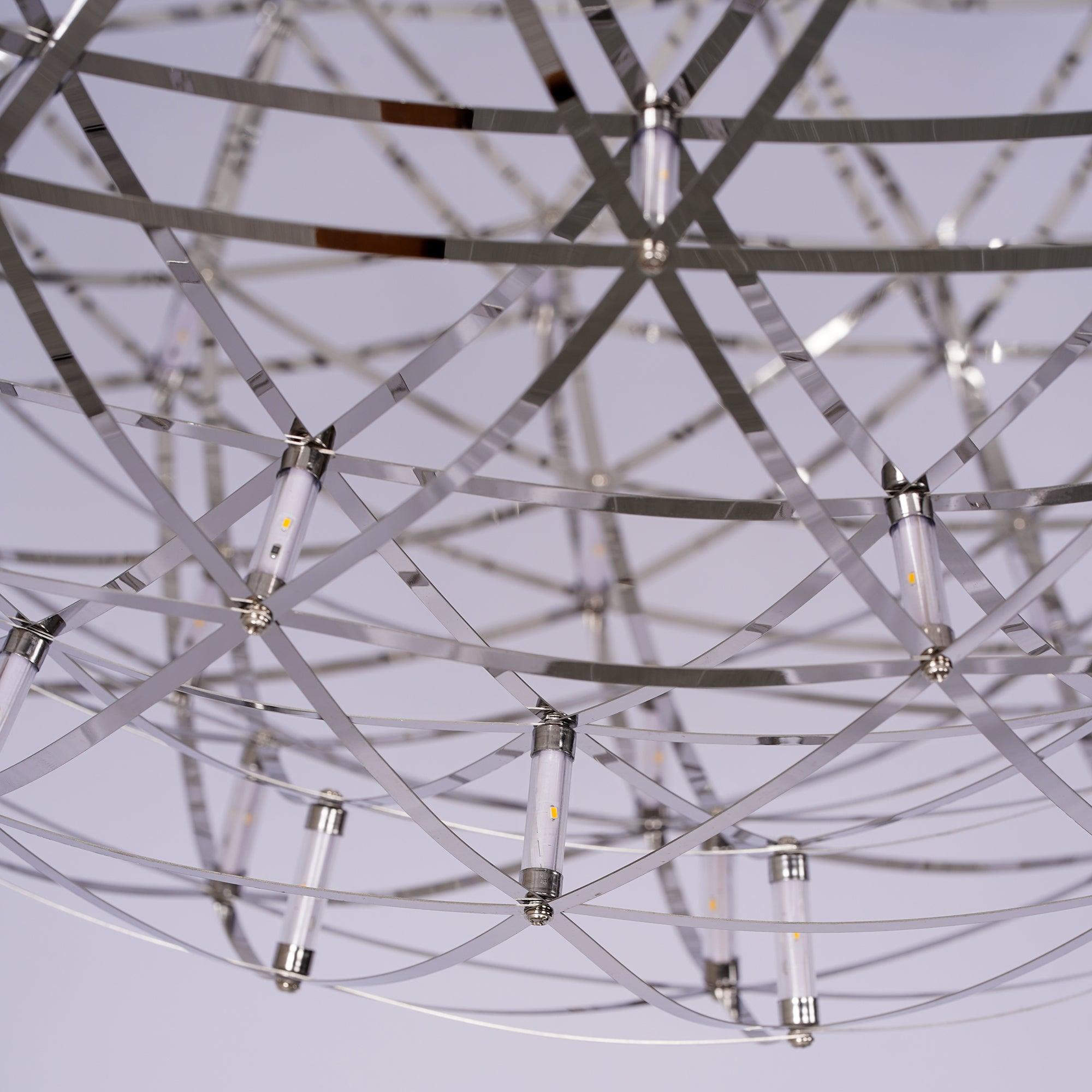 Modern Sphere Stainless Steel LED Pendant Light 1-Light