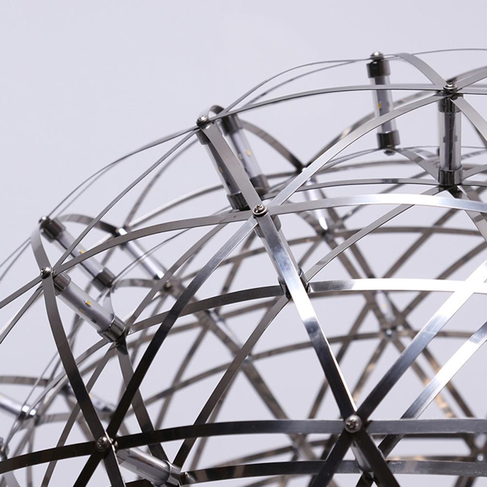 Modern Sphere Stainless Steel LED Pendant Light 1-Light