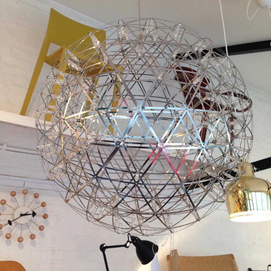 Modern Sphere Stainless Steel LED Pendant Light 1-Light