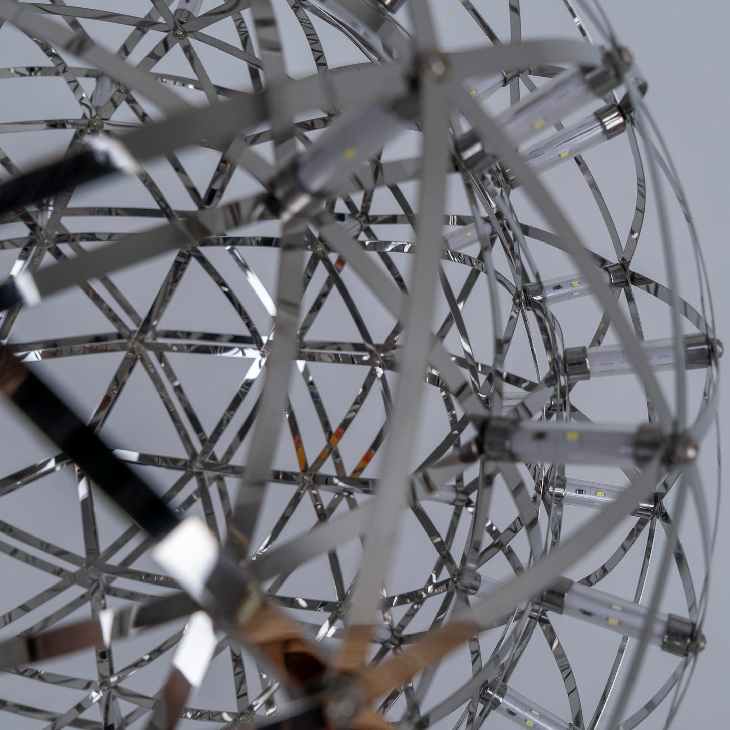 Modern Sphere Stainless Steel LED Pendant Light 1-Light