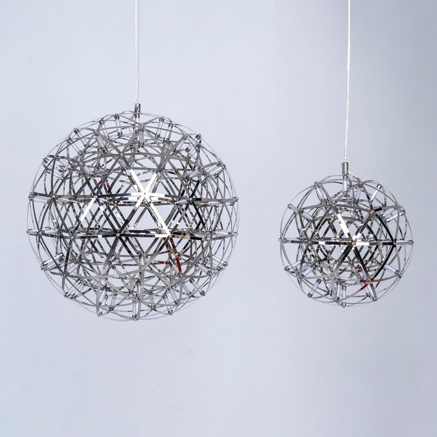 Modern Sphere Stainless Steel LED Pendant Light 1-Light