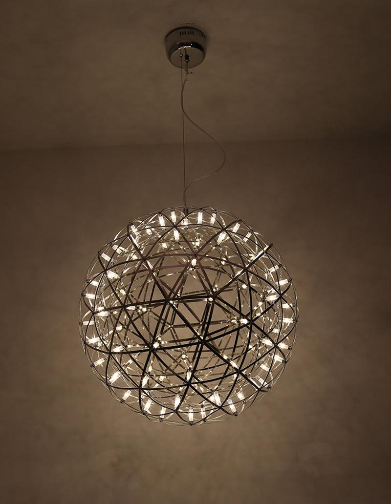 Modern Sphere Stainless Steel LED Pendant Light 1-Light