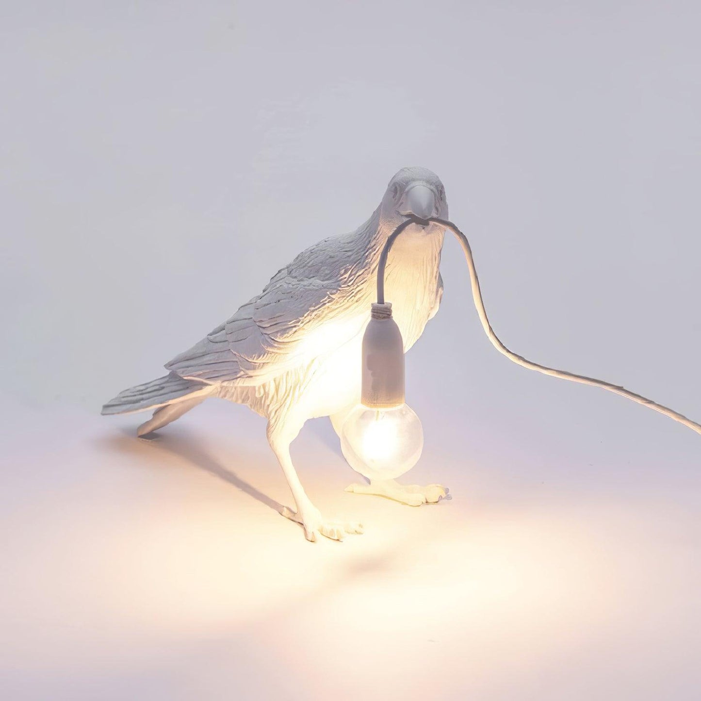 Creative Raven Resin LED Plug-In Table Lamp 1-Light