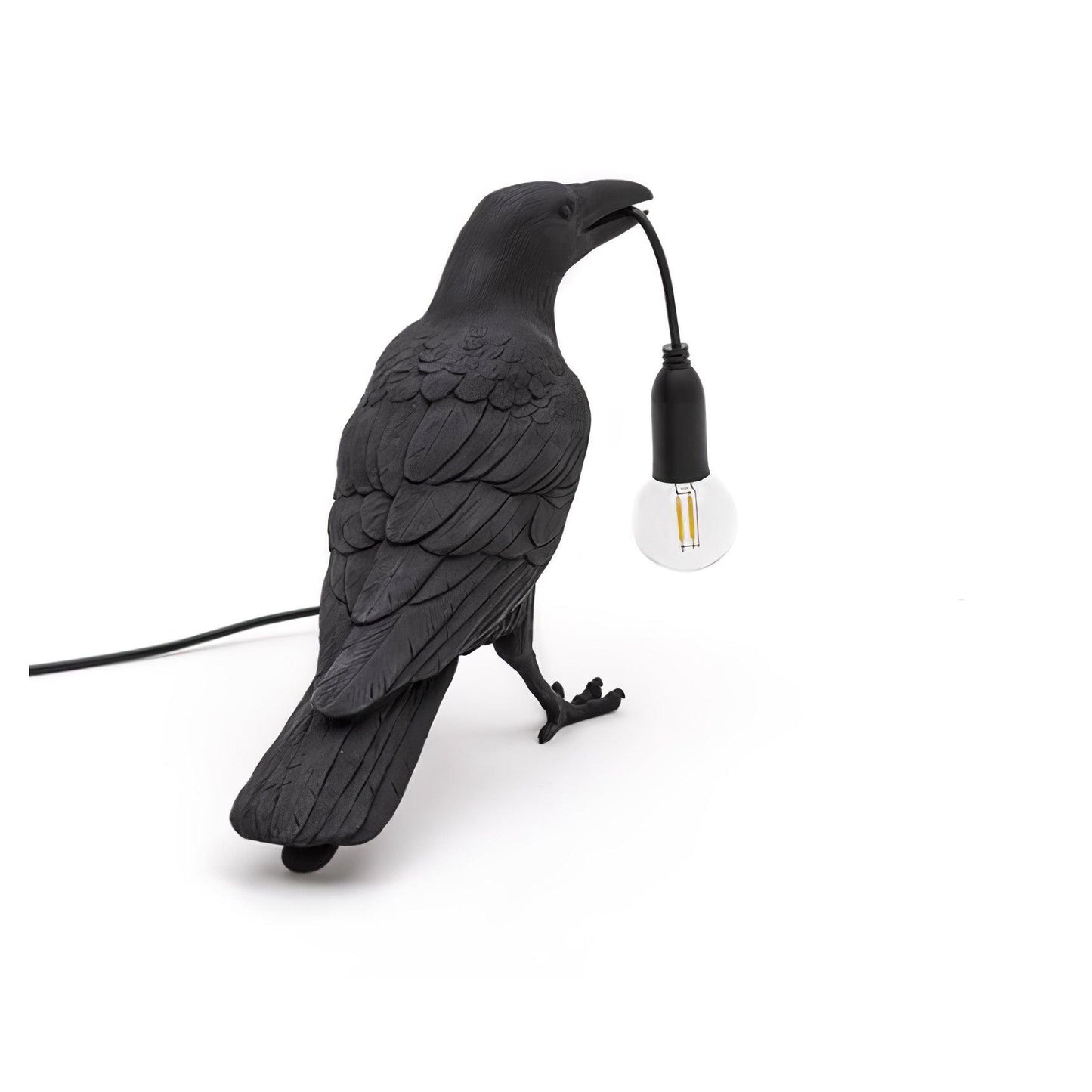 Creative Raven Resin LED Plug-In Table Lamp 1-Light
