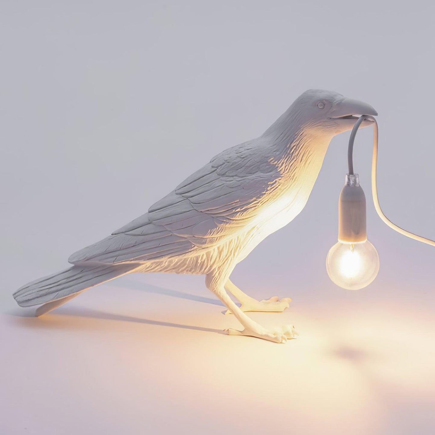 Creative Raven Resin LED Plug-In Table Lamp 1-Light