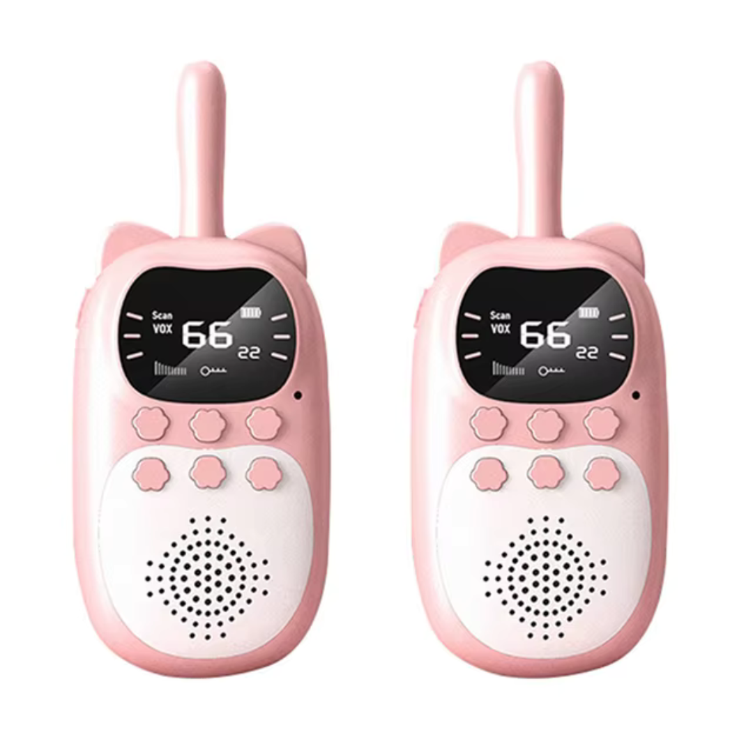 Set di walkie talkie digitali per bambini | Portata 3KM con display LCD